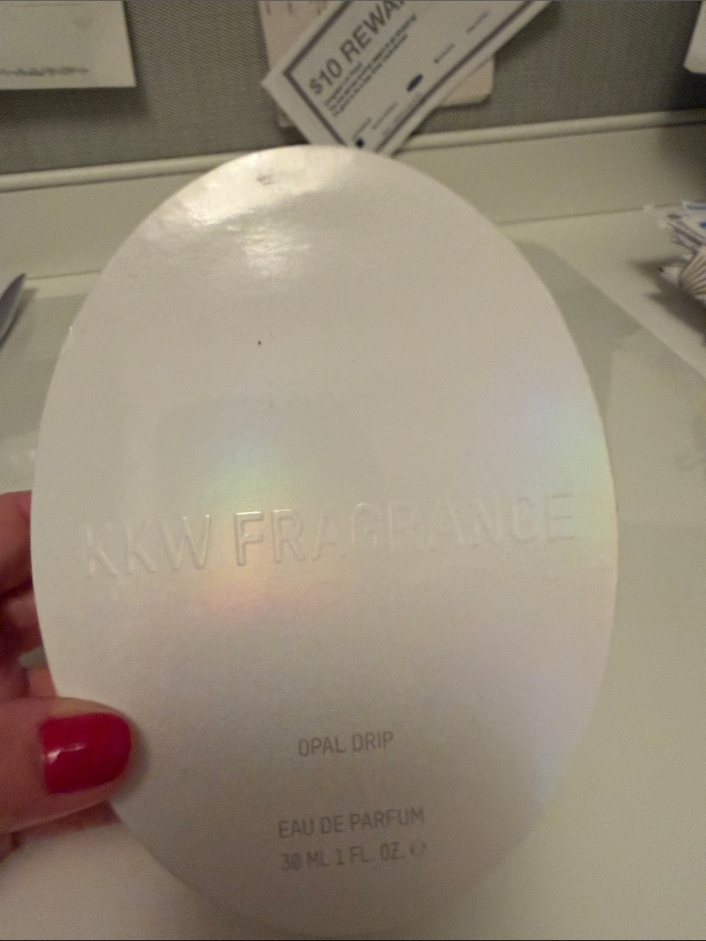 KKW Fragrance Opal Drip Eau de Parfum - Iridescent White Bottle - Picture 2 of 3